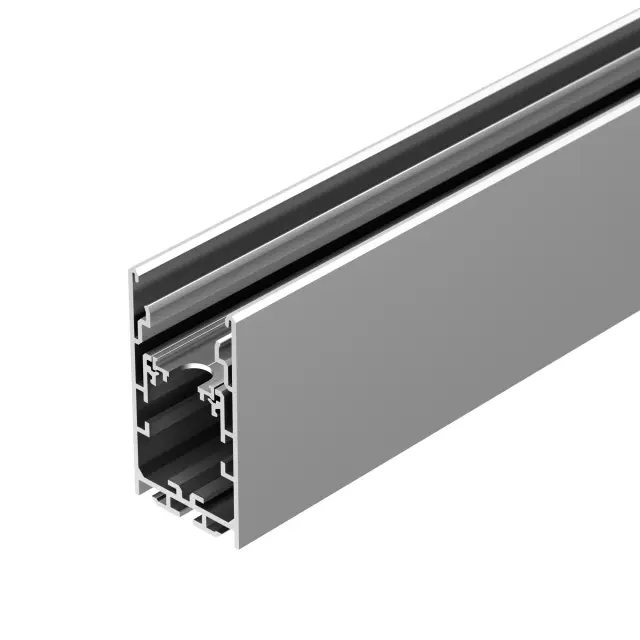 Профиль с экраном S2-LINE-3360-2500 ANOD+OPAL, ракурс 4