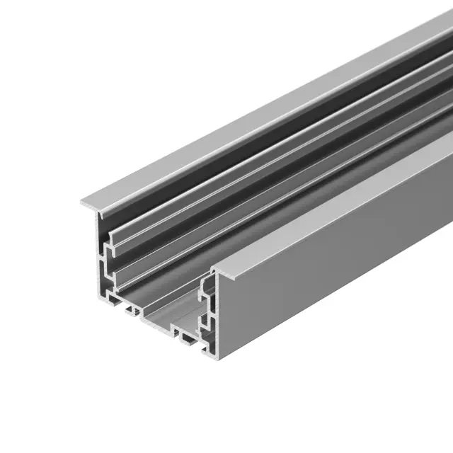 Профиль с экраном S2-LINIA69-F-2500 ANOD+OPAL, ракурс 4