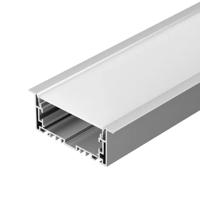 Профиль с экраном S2-LINIA94-F-2500 ANOD+OPAL