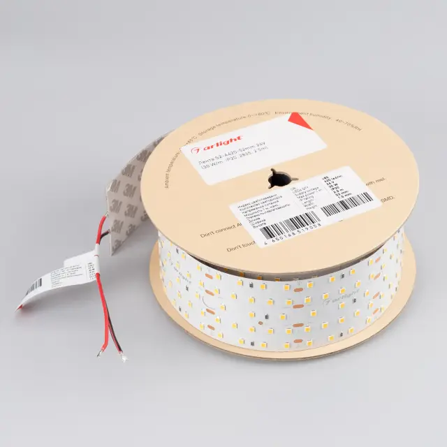Светодиодная лента S2-A420-52mm 24V Warm3000 (30 W/m, IP20, 2835, 2.5m), ракурс 2