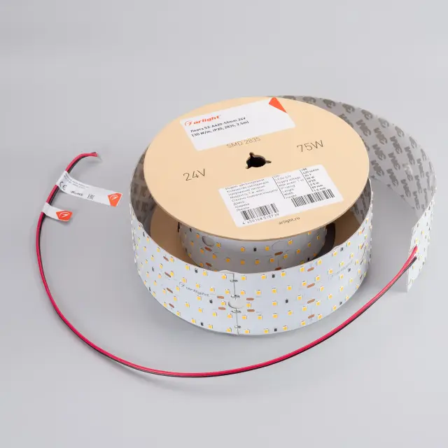 Светодиодная лента S2-A420-59mm 24V Day4000 (30 W/m, IP20, 2835, 2.5m), ракурс 3