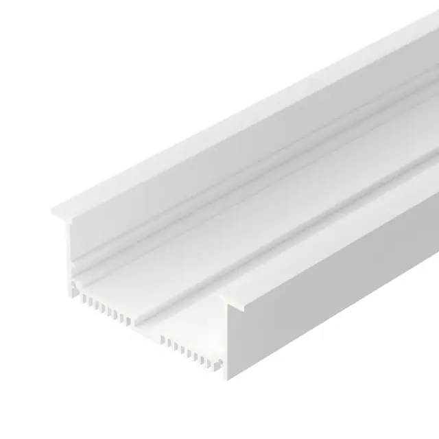 Профиль с экраном SL-LINIA88-F-2500 WHITE+OPAL, ракурс 2