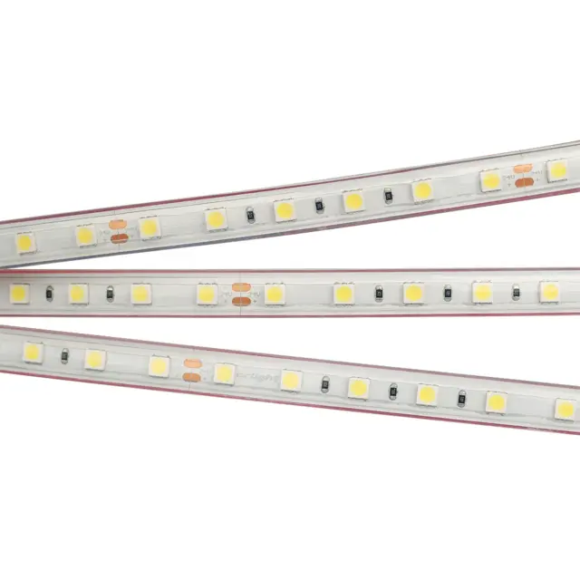 Светодиодная лента герметичная RTW-PS-B60-13mm 24V Warm3000 (14.4 W/m, IP67, 5060, 5m), ракурс 2