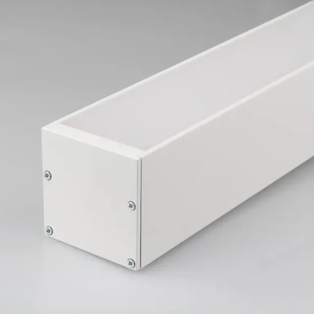 Профиль с экраном SL-LINE-5050-2500 WHITE+OPAL, ракурс 4