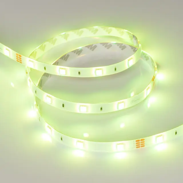 Светодиодная лента герметичная RTW-SE-B30-10mm 24V RGB (7.2 W/m, IP65, 5060, 5m), ракурс 2