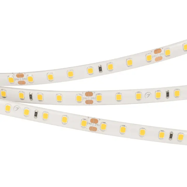 Светодиодная лента герметичная RTW-SE-A98-8mm 24V White6000 (10 W/m, IP65, 2835, 5m), ракурс 2