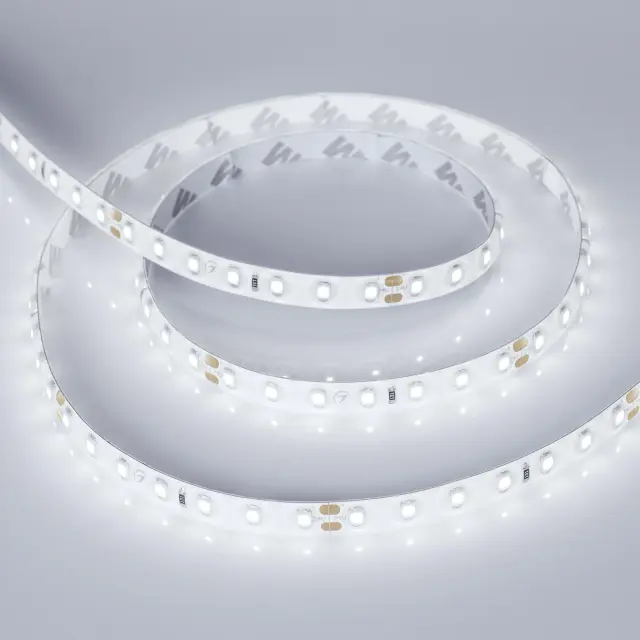 Светодиодная лента герметичная RTW-SE-A98-8mm 24V White6000 (10 W/m, IP65, 2835, 5m), ракурс 4