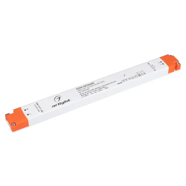 Блок питания ARV-SP-24150-SLIM-PFC (24V, 6,25A, 150W)