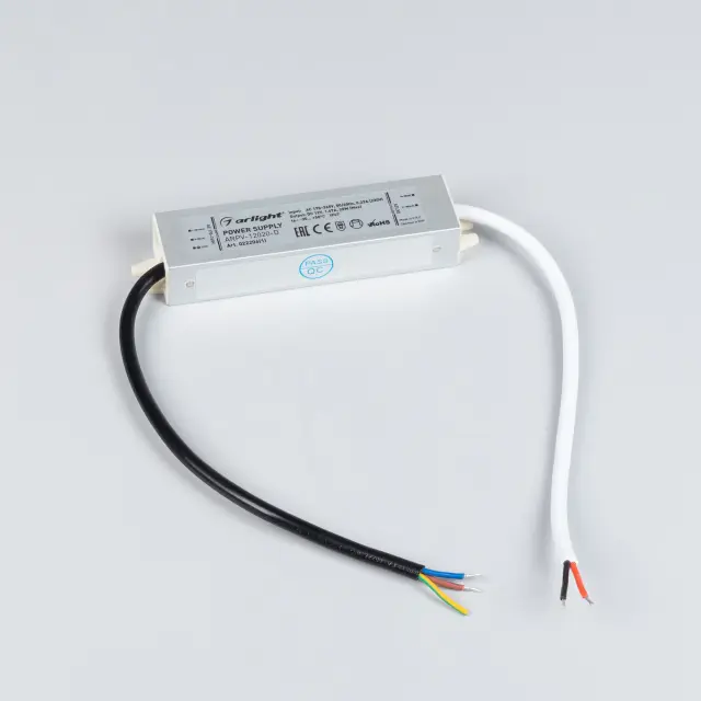 Блок питания ARPV-12020-D (12V, 1.7A, 20W), ракурс 2