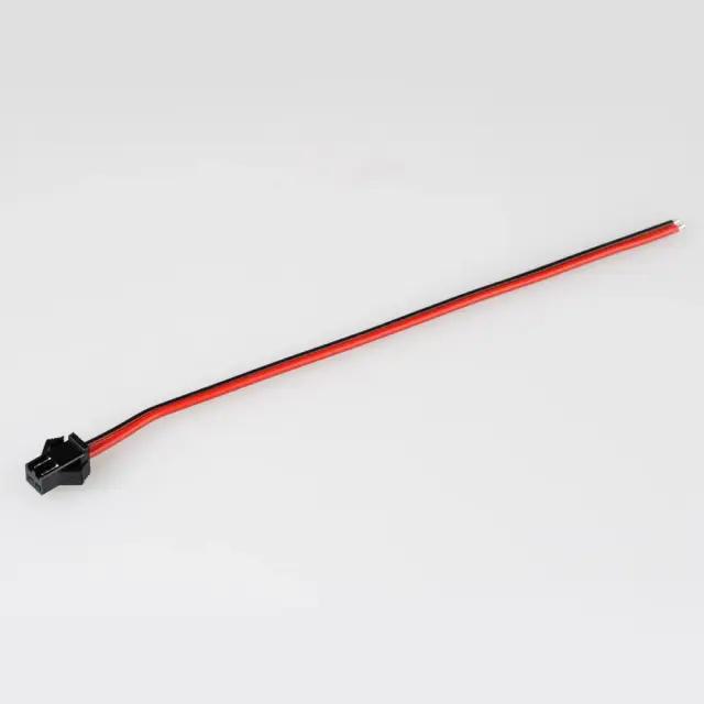 Коннектор выводной SM-2pin-L150mm-X1M (PAPA), ракурс 2