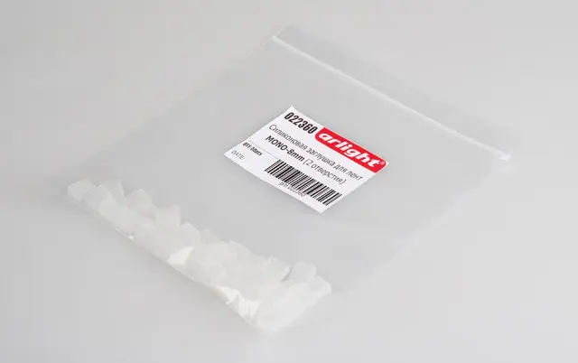 Силиконовая заглушка для лент MONO-8mm, ракурс 2