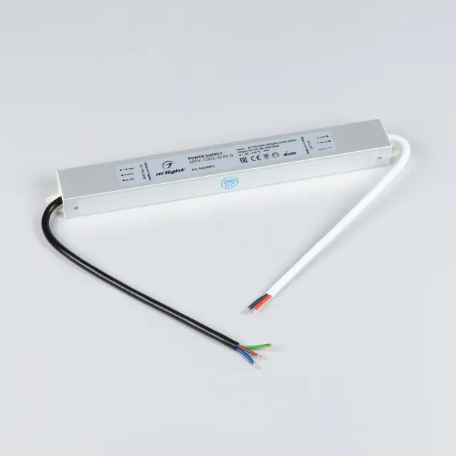 Блок питания ARPV-12060-SLIM-D (12V, 5A, 60W), ракурс 2