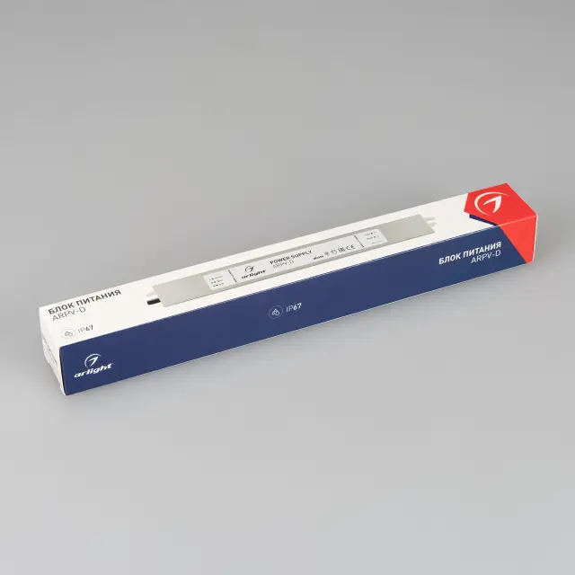 Блок питания ARPV-12060-SLIM-D (12V, 5A, 60W), ракурс 4