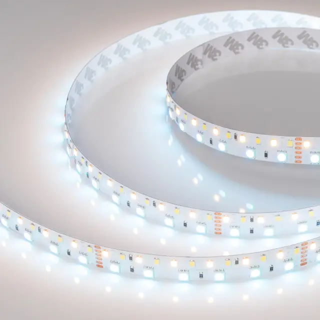 Светодиодная лента RT-BA180-15mm 24V RGBW-MIX (28.8 W/m, IP20, 5060/2835, 5m), ракурс 2