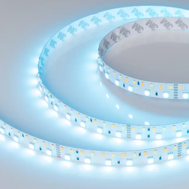 Светодиодная лента RT-BA180-15mm 24V RGBW-MIX (28.8 W/m, IP20, 5060/2835, 5m), ракурс 5