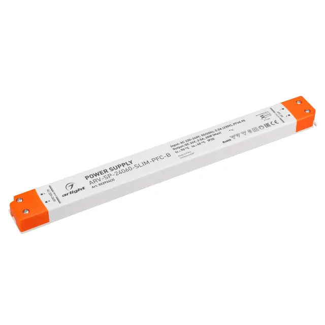 Блок питания ARV-SP-24060-SLIM-PFC-B (24V, 2.5A, 60W)