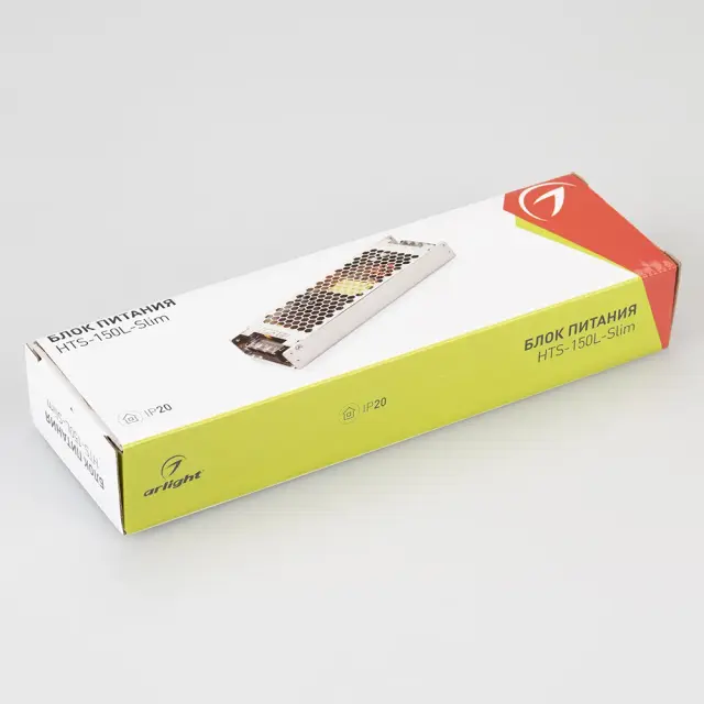Блок питания HTS-150L-5-Slim (5V, 30A, 150W), ракурс 2