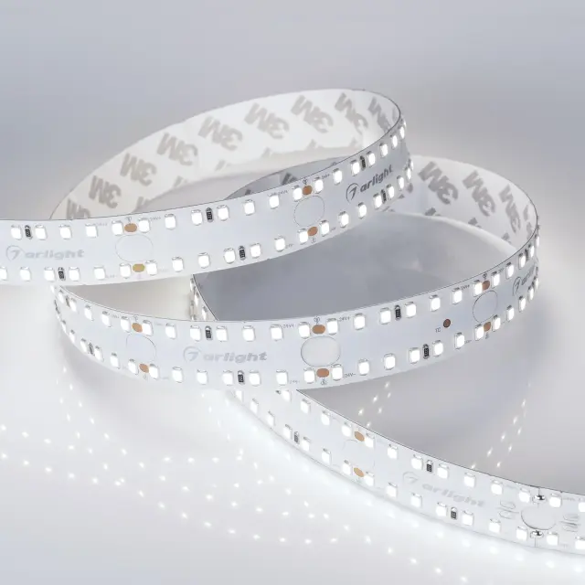 Светодиодная лента S2-A280-20mm 24V White6000 (20 W/m, IP20, 2835, 2.5m), ракурс 3