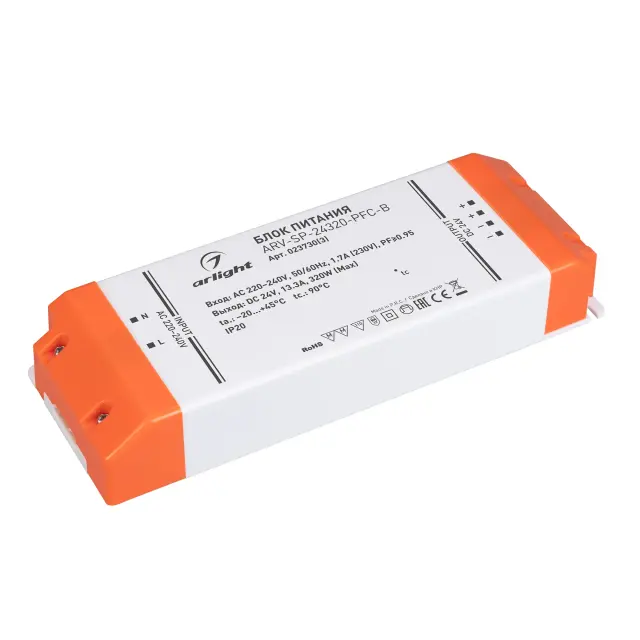 Блок питания ARV-SP-24320-PFC-B (24V, 13.3A, 320W)