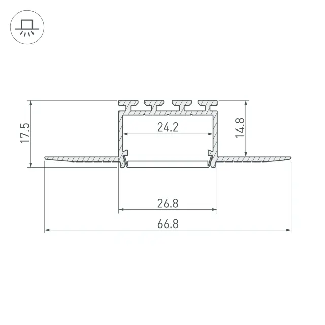 Профиль PLS-F-HIDE-2000, ракурс 3