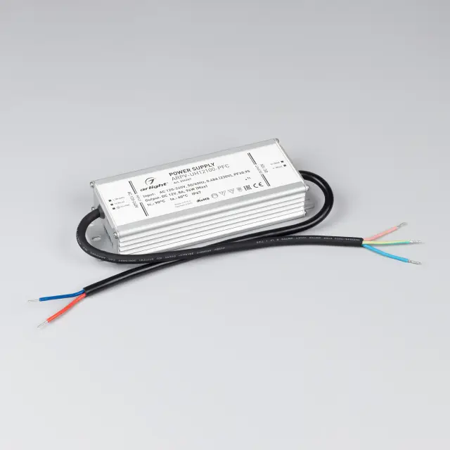 Блок питания ARPV-UH12100-PFC (12V, 8.0A, 96W), ракурс 2