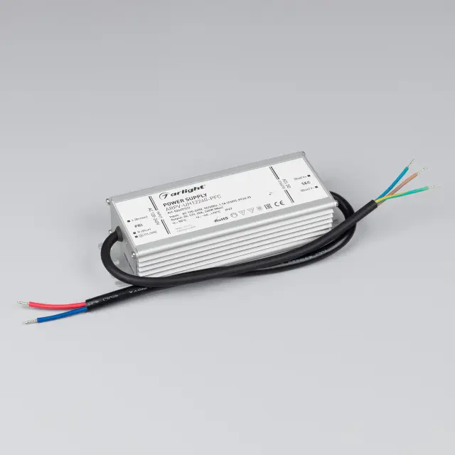Блок питания ARPV-UH12240-PFC (12V, 20.0A, 240W), ракурс 2