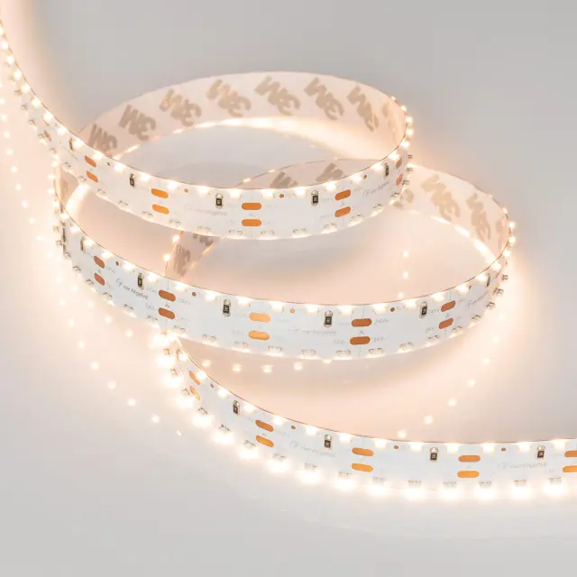 Светодиодная лента RS 2-5000 24V Warm3000 2x2 15mm (3014, 240 LED/m, LUX), ракурс 2