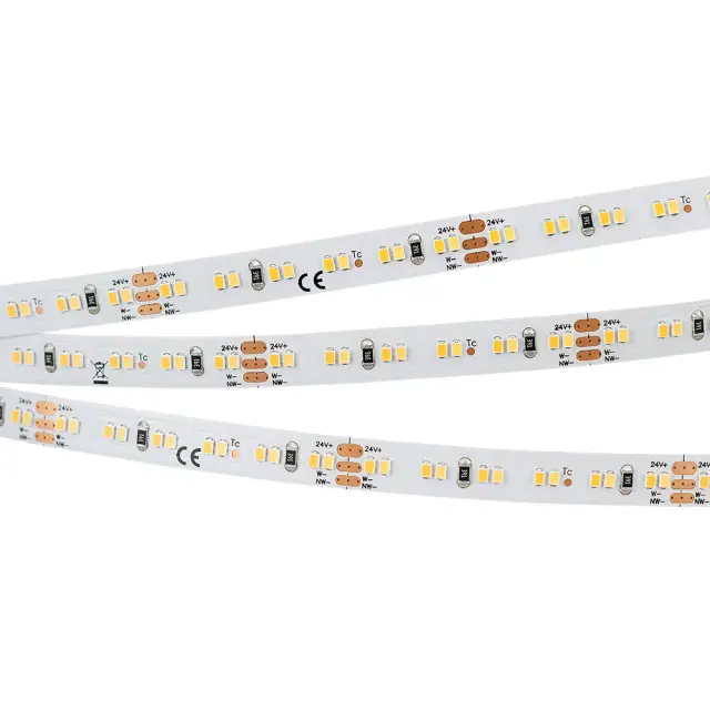 Светодиодная лента MICROLED-M240-8mm 24V White-MIX (19.2 W/m, IP20, 2216, 5m), ракурс 2