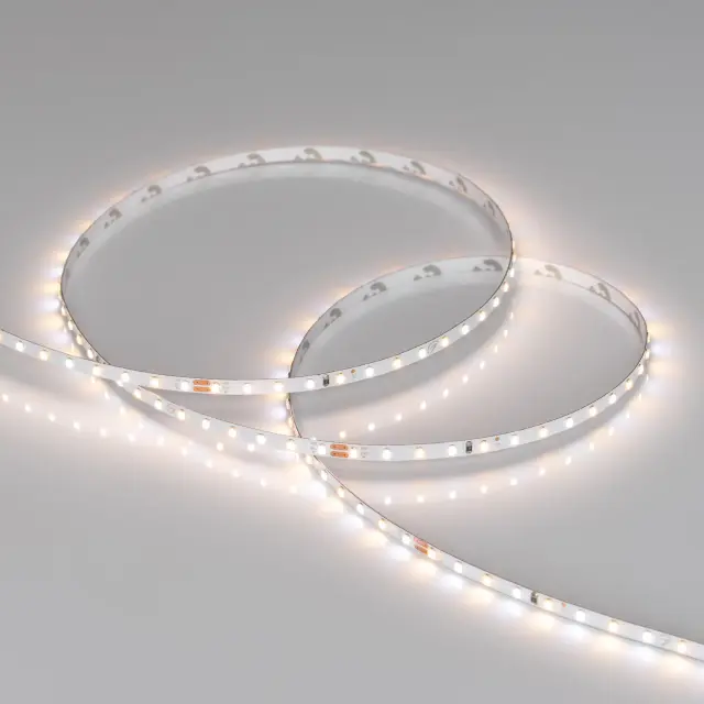 Светодиодная лента MICROLED-M140-4mm 24V White-CDW (4.8 W/m, IP20, 2216, 5m), ракурс 5