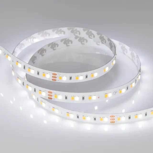 Светодиодная лента RT-A140-10mm 24V White-MIX (19.2 W/m, IP20, 2835, 5m), ракурс 5