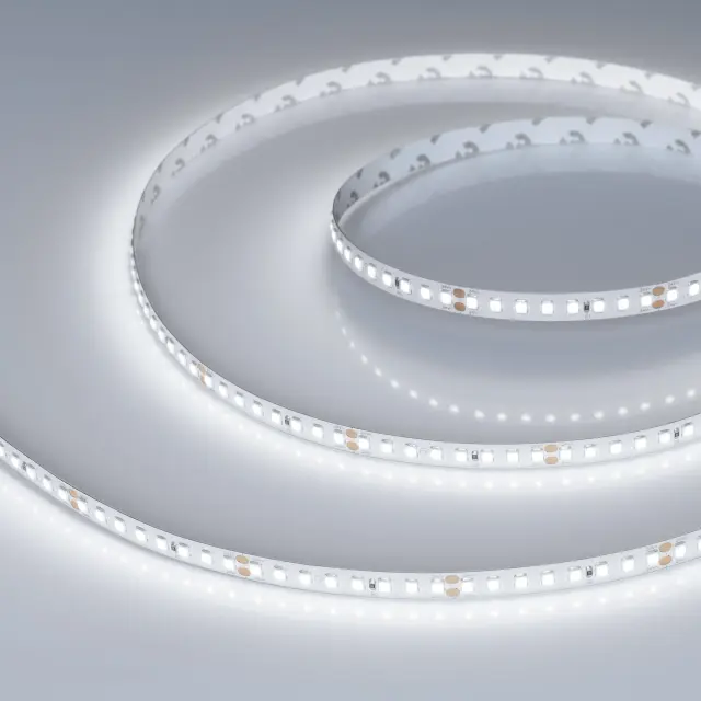 Светодиодная лента RT-A160-8mm 24V White6000 (12 W/m, IP20, 2835, 5m)
