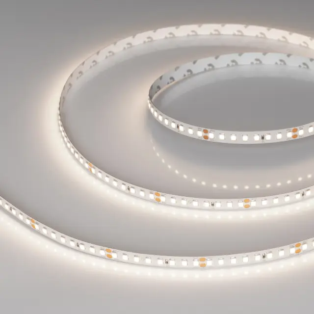 Светодиодная лента RT-A160-8mm 24V Day4000 (12 W/m, IP20, 2835, 50m)