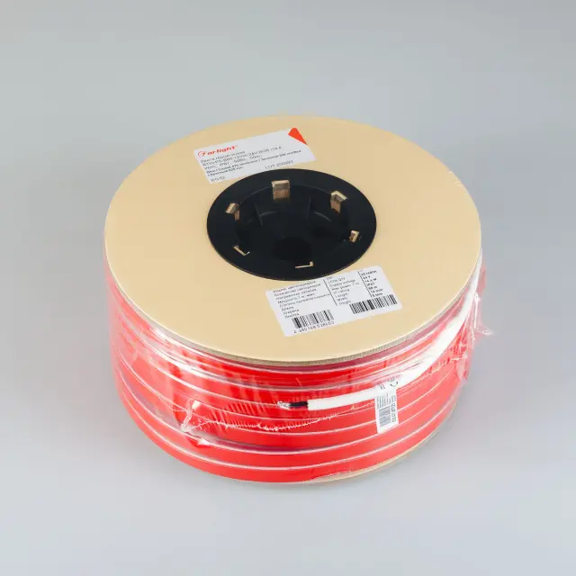 Светодиодная лента герметичная RTW-PS-B60-12mm 24V RGB (14.4 W/m, IP67, 5060, 50m), ракурс 3