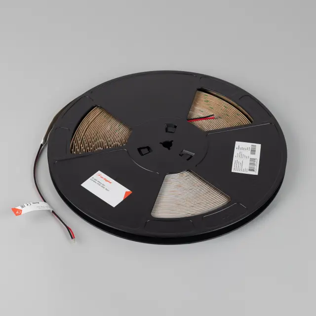 Светодиодная лента IC-A60-10mm 24V Warm2700 (4.8 W/m, IP20, 3528, 20m), ракурс 2