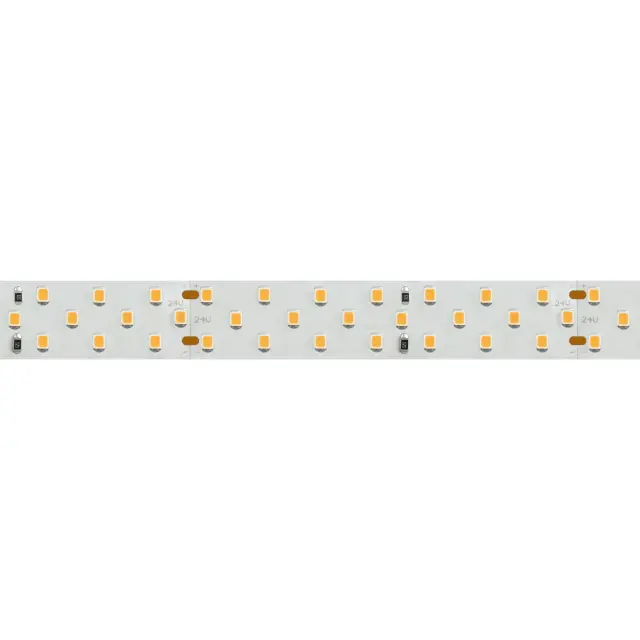 Светодиодная лента RT-A252-19mm 24V Warm2700 CRI98 (27 W/m, IP20, 2835, 5m), ракурс 2