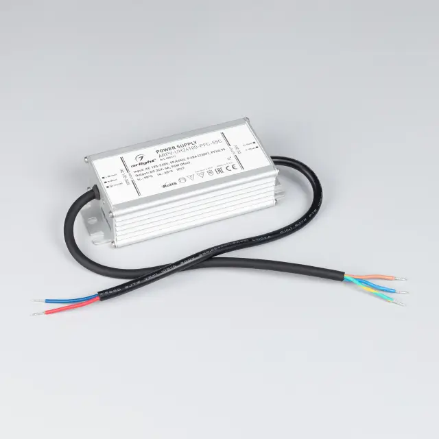 Блок питания ARPV-UH24100-PFC-55C (24V, 4.2A, 100W), ракурс 2