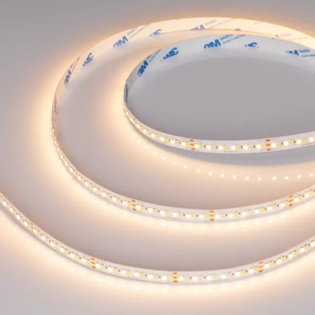 Светодиодная лента RT-A240-10mm 24V White-MIX (19.2 W/m, IP20, 3528, 5m), ракурс 2