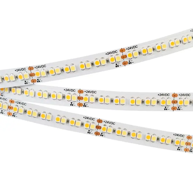 Светодиодная лента RT-A240-10mm 24V White-MIX (19.2 W/m, IP20, 3528, 5m), ракурс 4