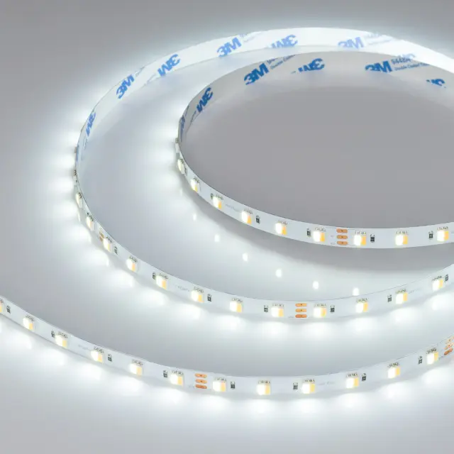 Светодиодная лента RT-B60-10mm 24V White-MIX 2Ch (14.4 W/m, IP20, 5060, 5m), ракурс 4