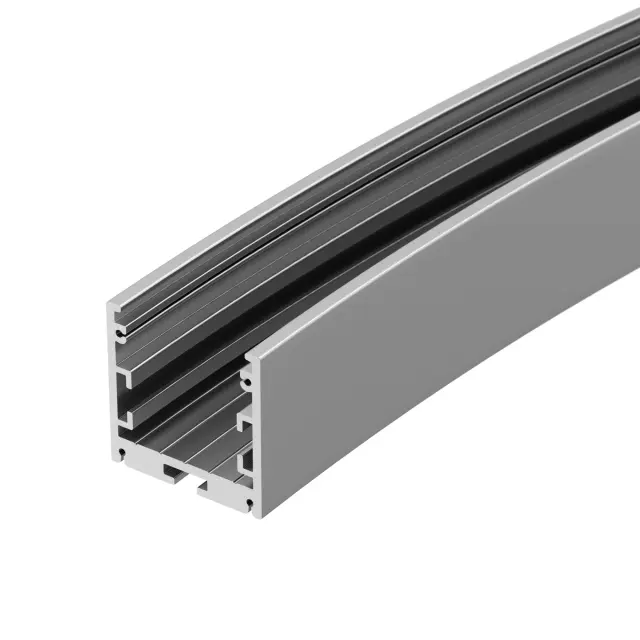Профиль SL-ARC-3535-D1500-A90 SILVER (1180мм, дуга 1 из 4), ракурс 2
