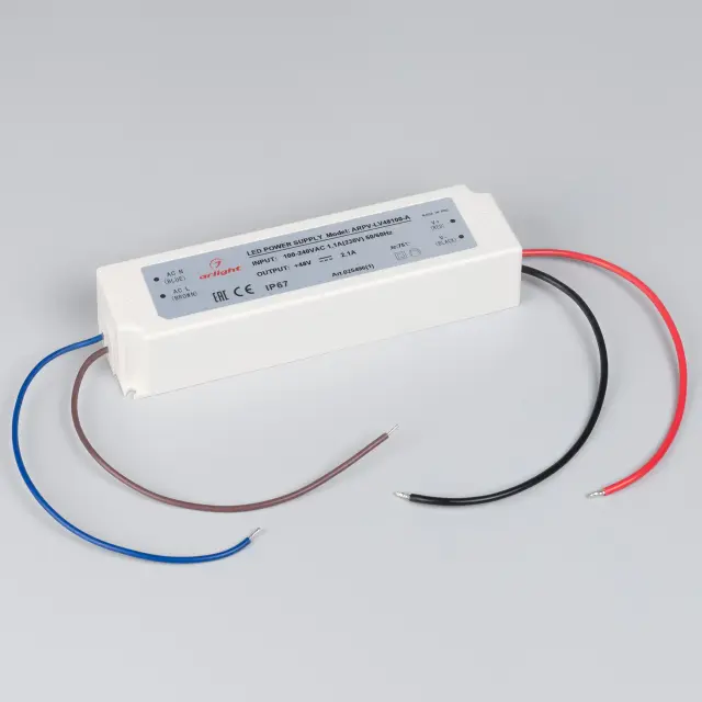 Блок питания ARPV-LV48100-A (48V, 2.1A, 100W), ракурс 2