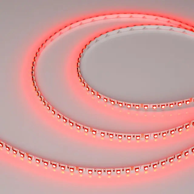Светодиодная лента MINI-F120-5mm 24V RGB (8 W/m, IP20, 3535, 5m)