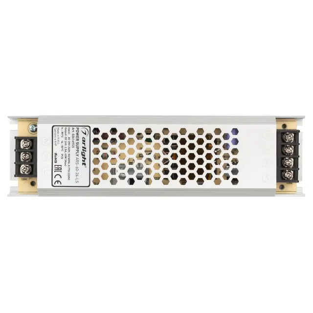 Блок питания ARS-60-24-LS (24V, 2.5A, 60W), ракурс 2