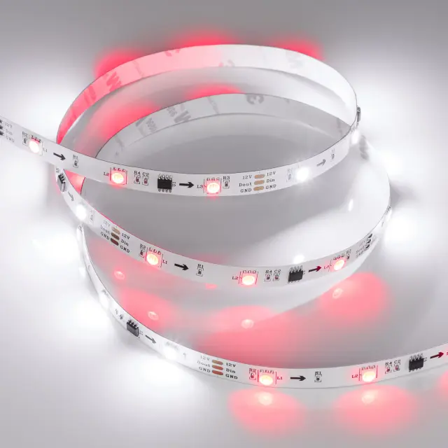 Светодиодная лента SPI-B30-10mm 12V RGB-PX3 (7.2W/m, IP20, 5060, 5m)