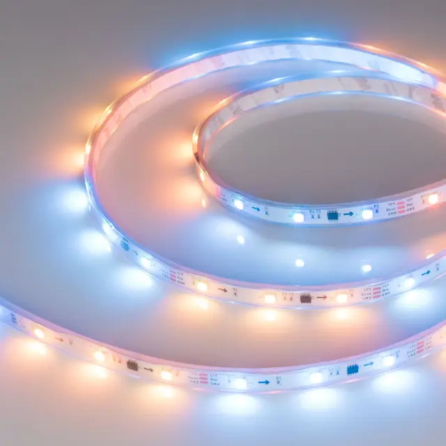 Светодиодная лента герметичная SPI-P-B30-12mm 12V RGB-PX3 (7.2W/m, IP66, 5060, 5m)