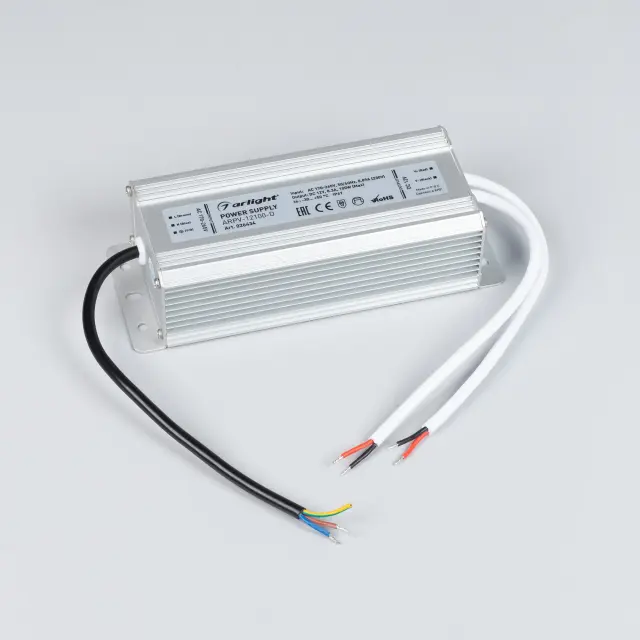 Блок питания ARPV-12100-D (12V, 8.3A, 100W), ракурс 2