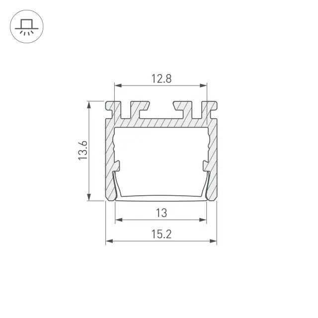 Профиль PDS-D-2000 ANOD, ракурс 3