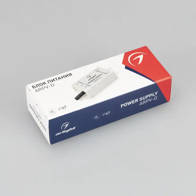 Блок питания ARPV-12010-D (12V, 0.83A, 10W), ракурс 3