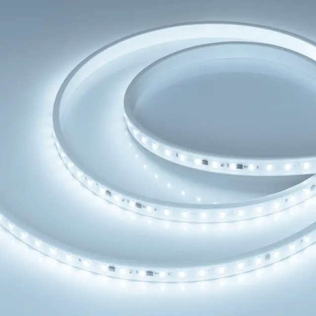 Светодиодная лента герметичная ARL-PV-C72-15.5mm 230V Cool 10K (14 W/m, IP65, 5630, 50m)