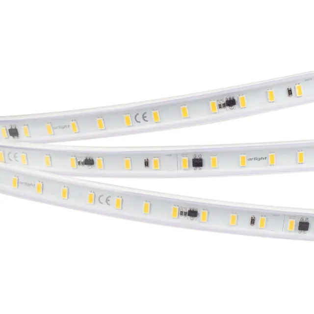 Светодиодная лента герметичная ARL-PV-C72-15.5mm 230V Warm3000 (14 W/m, IP65, 5630, 50m), ракурс 2
